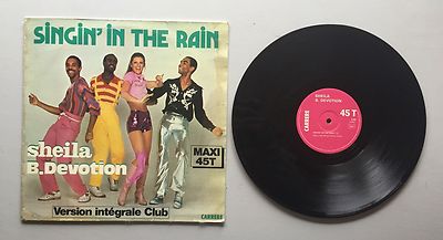 Ref574 Vinyl 33 Umdrehungen Sheila & B. Devotion Singin On The Rain