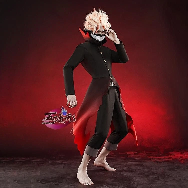 Anime DAN DA DAN Cosplay Takakura Ken Disfraz Dandadan Okarun Negro Pantalones Escolares Foto 3 de 4