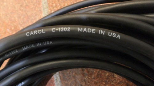 Neutrik XLR Female to Open end 6ft Cable Carol C-1302 10ea lot - Picture 3 of 8