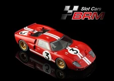BRM166 1:24 Slot Car Ford GT40 MkII 24H Le Mans 1966 No.3