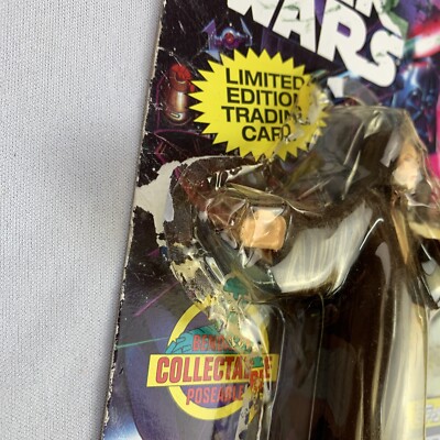 1993 Star Wars Bend-Ems Obi Wan Kenobi Action Figure With Topps