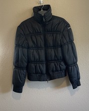 Edelweiss Puffer Ski Jacket In Black Small