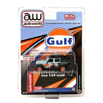 AUTOWORLD 2018 JEEP WRANGLER RUBICON GULF LIVERY UNLIMITED 1/64