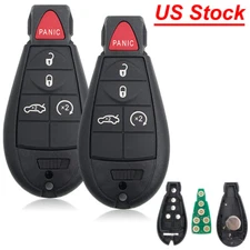 2 For 2008 2009 2010 Dodge Charger Chrysler 300 Keyless Entry Car Remote Key Fob
