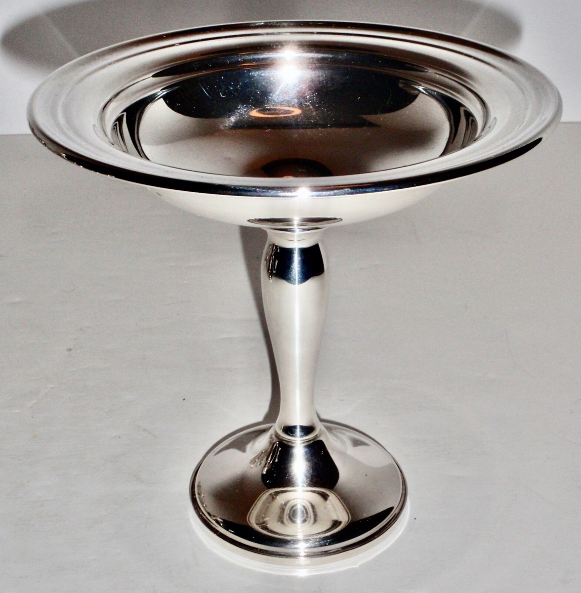 Vintage Mid-Century Newport Sterling Silver Pedestal Candy