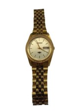 Citizen 8200-R02092 Vintage Tag Datum Weiß Gold Rund Automatik Herren Armbanduhr