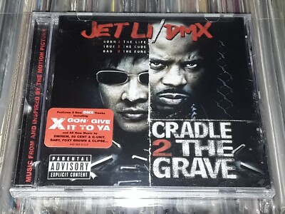 CRADLE 2 THE GRAVE SOUNDTRACK CD USA HYPE STICKER DMX EMINEM 50 CENT SEALED RAP