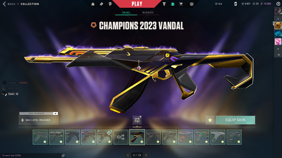 Valorant ep8 immo 300k vp spent account with 300 lvl 200 skin lol