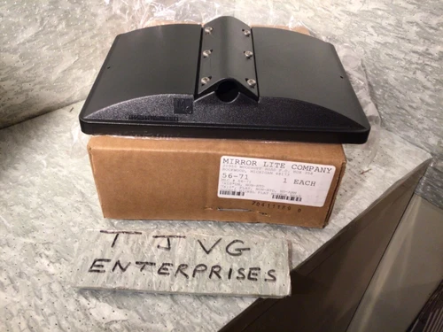 NEW GENUINE MIRROR LITE  56-71 FLAT 7” X 10” PIPE MOUNT