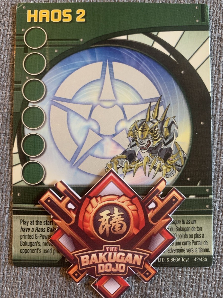 Bakugan:Battle Brawlers Haos 🟢Green Ability Card 42/48b