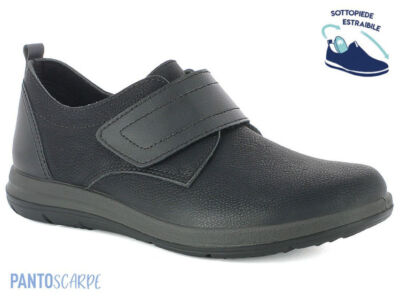 SCARPE PANTOSCARPE SLIP ON UOMO INBLU LE000004 LE04 NERO ORIGINALE