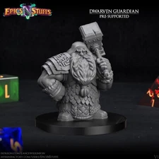 Dwarven Guardian by Epics N Stuffs | D&D | DnD | Print on Demand