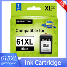1PK Black Ink Cartridge Compatible With HP 61XL CH563W for ENVY 5530 5531 5535