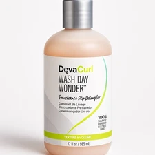 DevaCurl Wash Day Wonder Pre-Cleanse Detangler 12 oz – Curly Hair Must Have