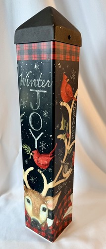 Studio M 22" Art Pole Winter Joy Hope Cardinal Garden Yard Decor By Susan Winget