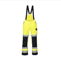 Portwest Modaflame Rain Hi-Vis Multi Yellow/NavyTrousers Waterproof MV71 MEDIUM