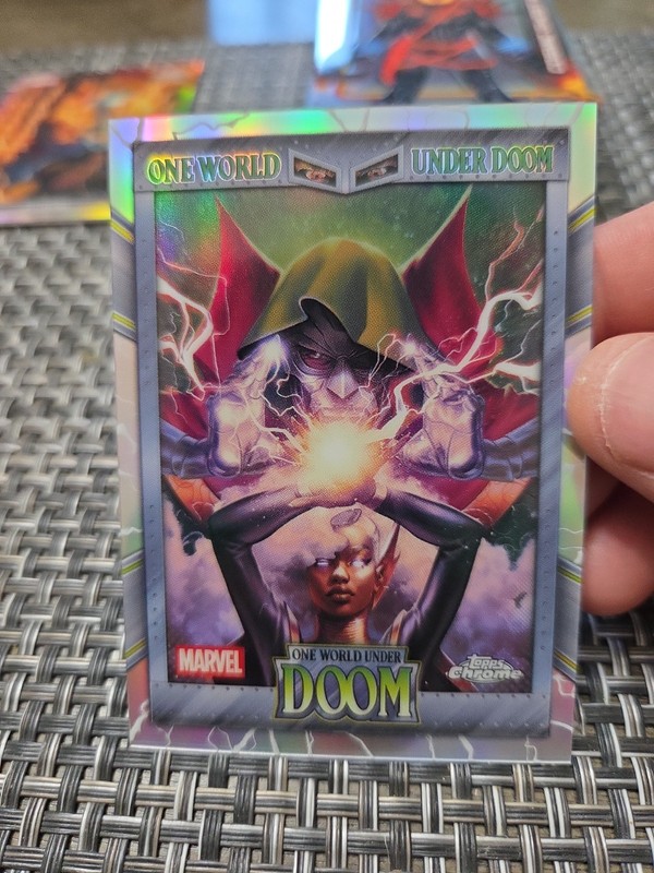 One World Under Doom Marvel Topps Chrome # OW-04