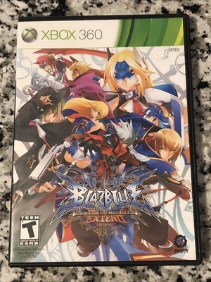 BlazBlue: Continuum Shift Extend (Xbox 360) Cover Art & Manual Only - No Game