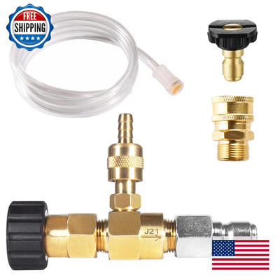 #ad YAMATIC Adjustable Chemical Downstream Injector Kit for Pressure Washer 2 5 GPM $35.91