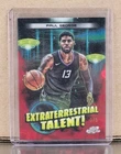 2023 Topps Cosmic Chrome Basketball Red Flare Refractor Paul George #ET-15 PSA 10