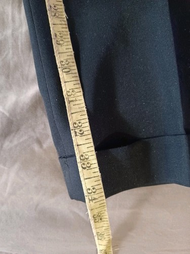 Brooks Brothers 346 Traditional fit Wool Dress Pants Mens 34x34 Navy Blue - Picture 5 of 6