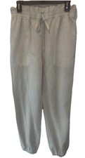 Cloth & Stone Womens Green Jogger Pants Small Everyday Comfy Minimalist Beach