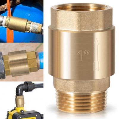 For Well Pump Irrigation System One Way Brass Check Valve SP0465X-100 1'' NPT