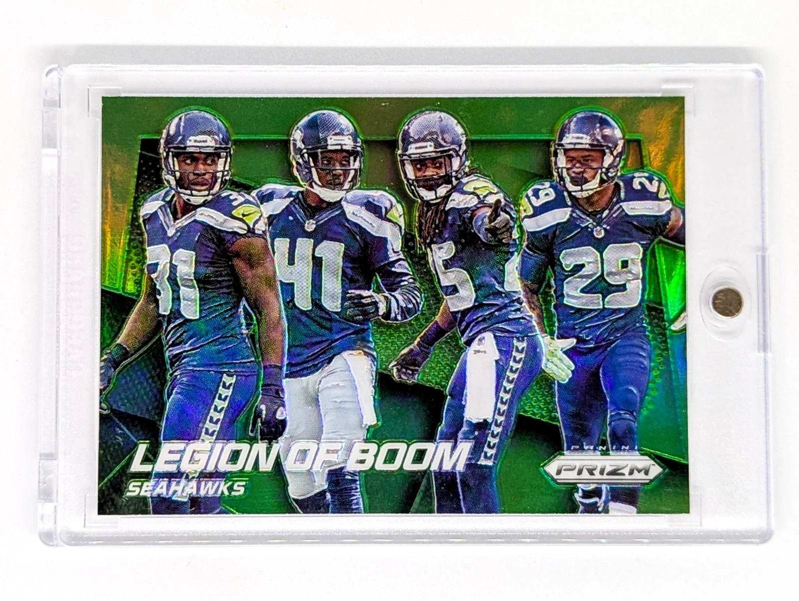 2014 Panini Prizm Green Prizm #200 Legion Of Boom Seattle Seahawks