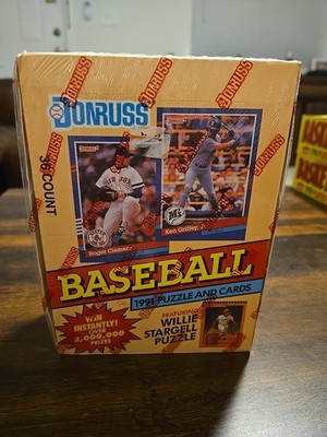 1991 Donruss Series 1 Baseball Cards Factory Sealed Wax Box 36 Packs Series 1