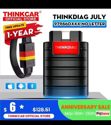 THINKCAR Thinkdiag bidirektionale vollständige Software kostenloser OBD2-Scanner Diagnosegerät