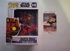 Funko POP! Star Wars: Darth Maul #410 Signed By Sam Witwer + Quote Authenticated