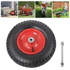 Schubkarrenrad Schubkarre Rad Räder Ersatzrad Luftrad Felge Achse 4,10 / 3,50-6