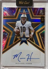 ? Michael Hiers Rookie Card Auto 2024 Auto Mania 1/1 - Birmingham Stallions UFL. rookie card picture