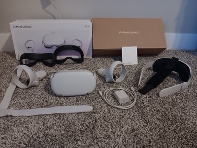 Meta Oculus Quest 2 128gb all original packaging with elite strap white 
