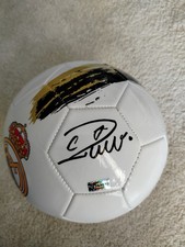 Cristiano Ronaldo signed ball with GCOA certificate, Real Madrid