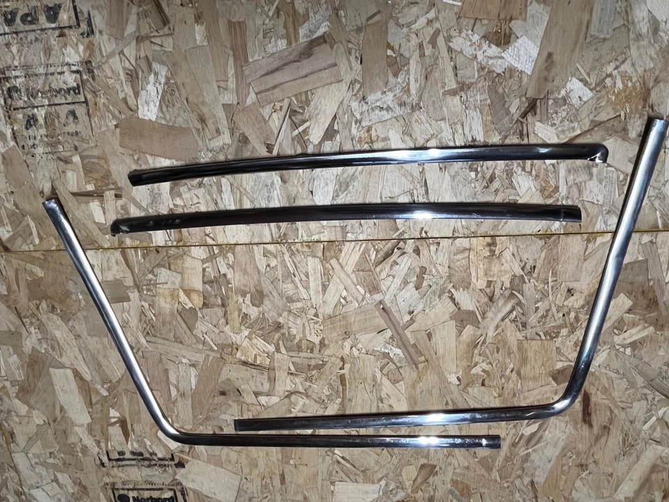 Used Condition Rear Window Trim for 1963-65 Buick Riviera 4 Pcs  - Image 3 of 4