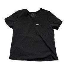 FIGS Leon One-Pocket Scrub Top Technical Collection Black XL Mens Healthcare