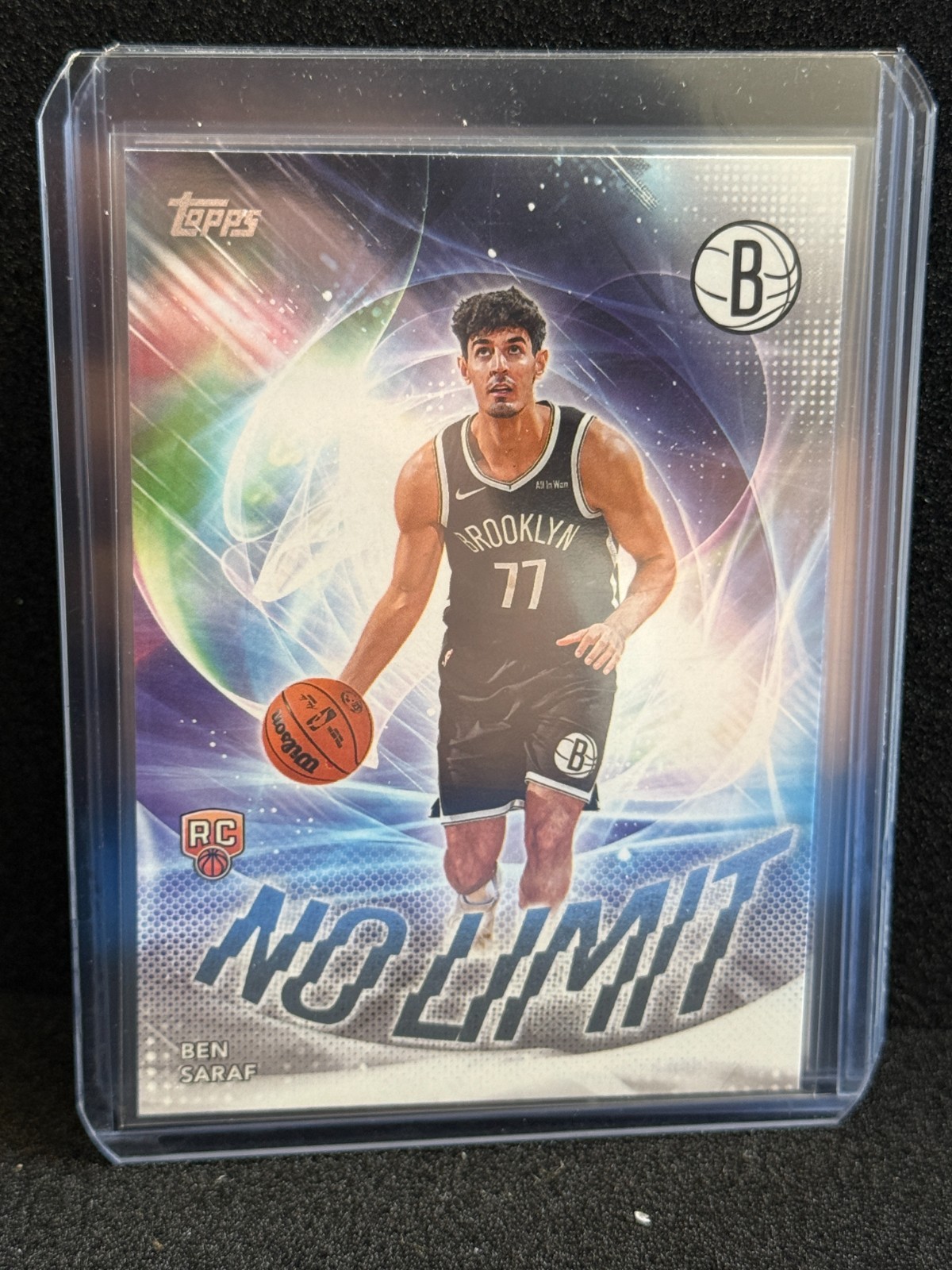2025-26 TOPPS NBA NO LIMIT BASE - BEN SARAF - BROOKLYN NETS #NL-26 RC