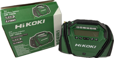 HiKOKI 18V Akku-Kompressor UP18DA Pumpe Auto Luftpumpe + 12V Auto Adapter BASIC