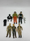 VINTAGE GIJOE ARAH BROKE PARTS FIGURES LOT: DUKE V1, SNAKE EYES, TAN GRUNT, ETC