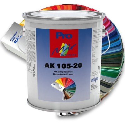 Mipa AK 105-20 / 1K KH-Zinkphosphat-Dickschicht-Primer / 5,0 kg / RAL Farben