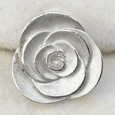 B.A.B. Sterling Silver 925 Flower Lapel Pin Floral, Designer René Kern, Germany