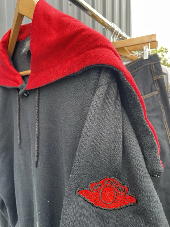 Rare Vintage Nike Air Jordan 85 Wing Jacket Men Size XL zip hoodie - Image 4 of 4