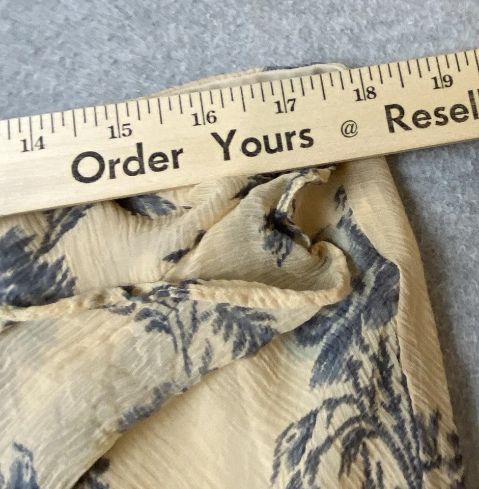 Vintage Lauren Ralph Lauren Women’s 2XL Floral Silk Skirt Ruffle Coquette Lined - Image 4 of 4