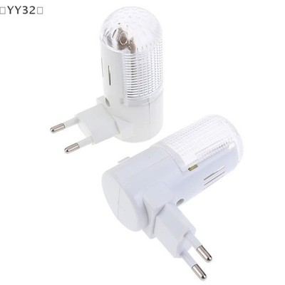 2 Stück LED Notfall Wand Nachtlicht EU Stecker Haus Stromausfall Lampe