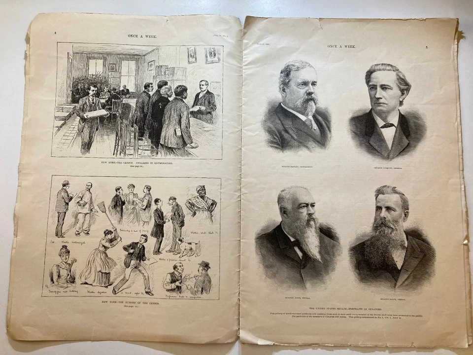 Once A Week Magazine June 17 1890 Vol 5 No 9 Illustrated Weekly Newspaper - Image 3 of 4
