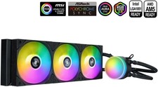 L60 CPU Liquid Cooler, AIO Cooler 360mm 4pin PWM Quiet Fans