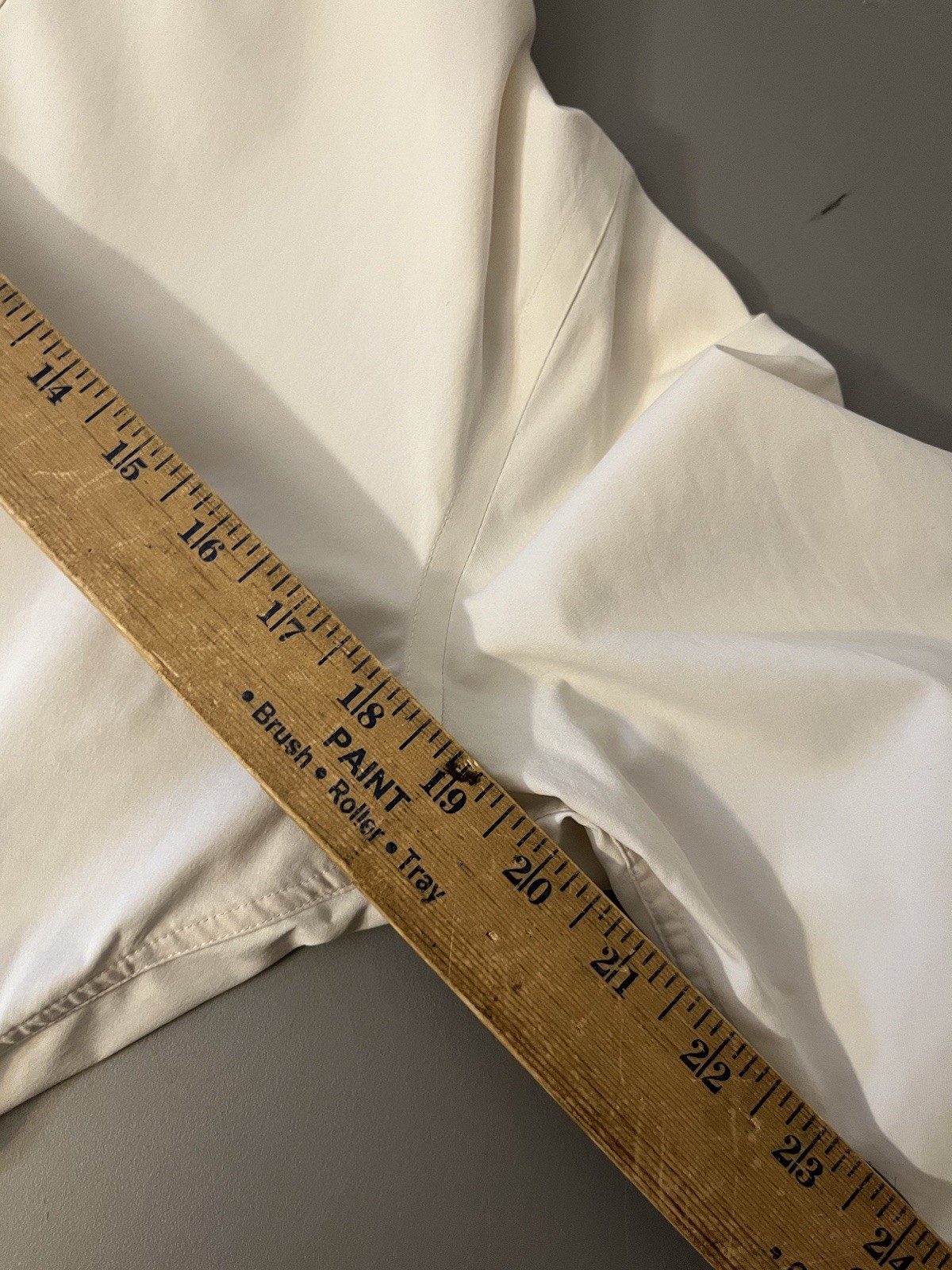 Express Men Button Down Shirt Solid Nylon White S… - image 5