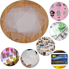 60 Sheets A5 Binder Pockets, 3 Size One-Sided Card Binder Sleeves for 6 Ring ...