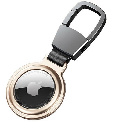 Schutzhülle für AirTag MSVII Case Cover Futeral Tasche Etui Golden Schutztasche